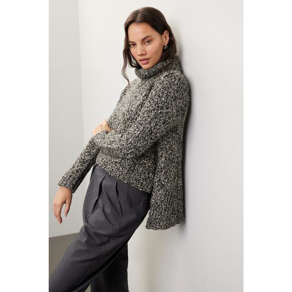 Adam Lippes Wool Blend High Low Cowl Neck Women’s Sweater Size S - Picture 9 of 9